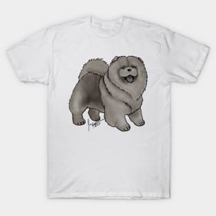 Dog - Chow Chow - Gray T-Shirt